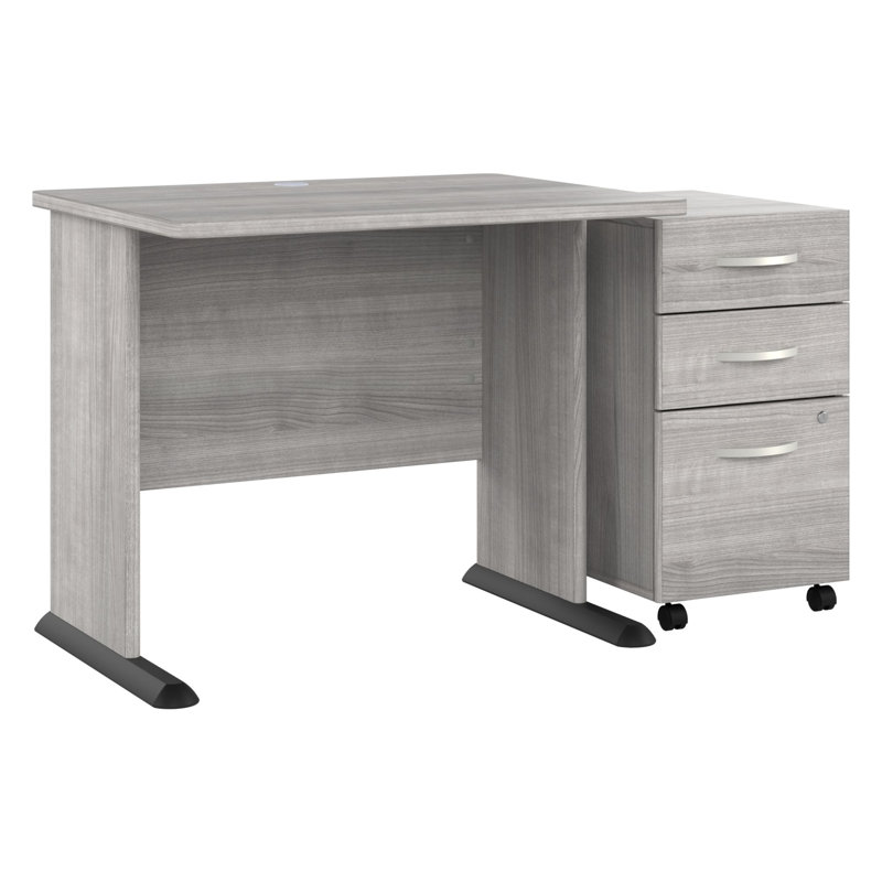 Ensemble de bureau d'ordinateur Studio A, Gris platine