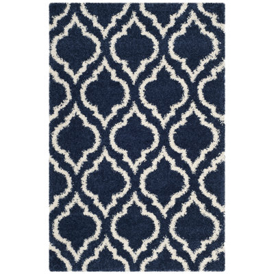 Darrold Hudson Shag Performance Geometric Rug