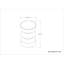Table d'appoint - noir / laiton