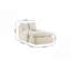 Fauteuil à compression complète avec repose-pieds Liyasi-331280473