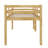 Twin Elevated Loft Bed With Ladder And Strengthened Slat Bed Base-1774588873