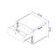 Camryn 51cm W Bedside Table-1272175471