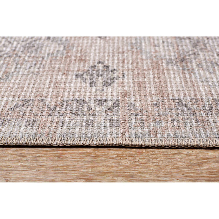 Larock Washable Southwestern Indoor Rug