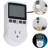 Digital Thermostat Outlet Plug Temperature Controller Socket Heating Cooling