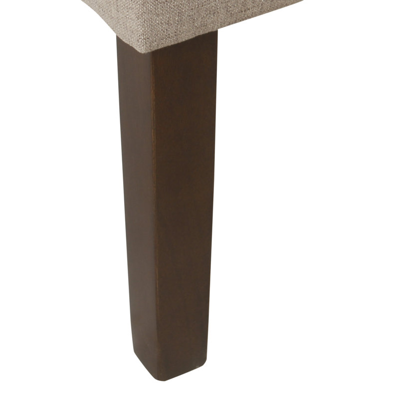 Daryann Swoop Arm Accent Chair, Tan Polyester