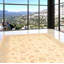 Tapis décoratif en laine de conception unique 8 pi 1 po x 9 pi 6 po noué à la main New Age en gris clair/beige