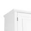 Armoire de salle de bain avec portes et tiroir - Blanc-982203854