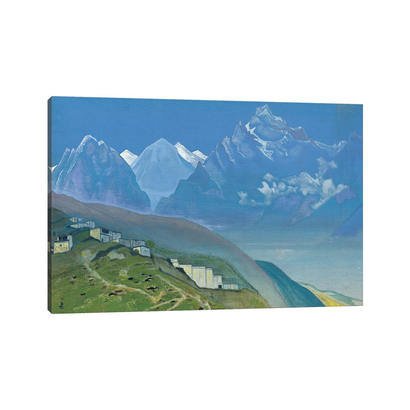 À Kailas, Lahul, 1932 NHR67, H 12 po x l 18 po x 1,5 po