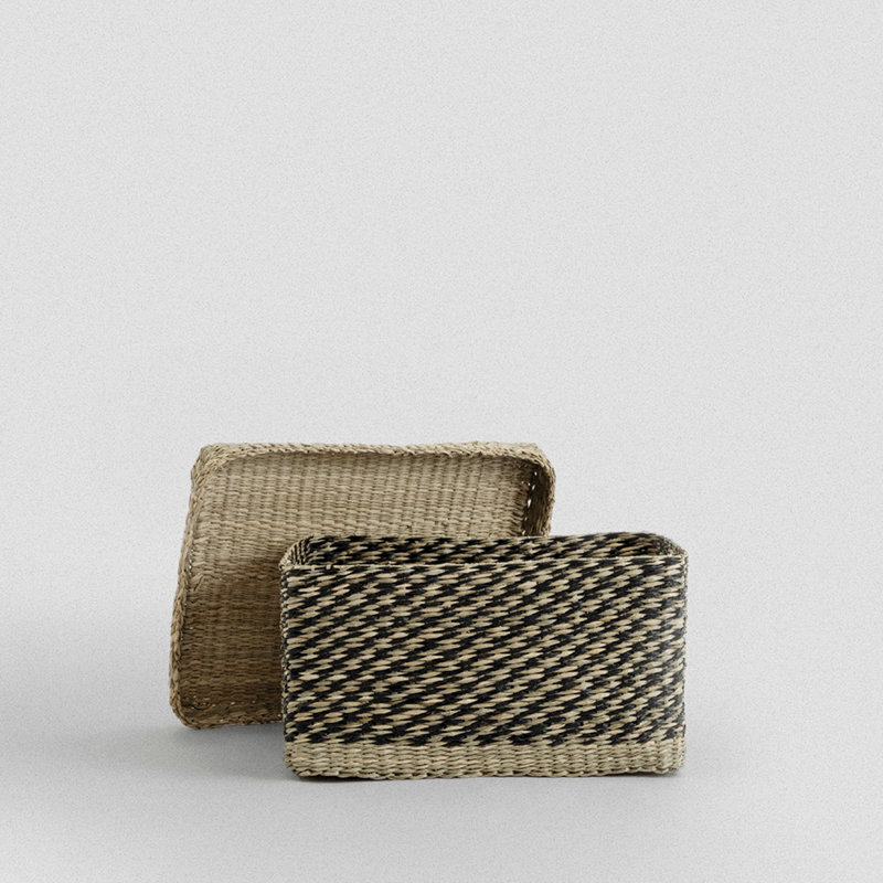 Panier Kona avec couvercle (paquet de 3)