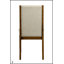 Table de salle à manger 7 pièces rectangulaire en bois massif fabriqué à la main avec chaises capitonnées-788801522