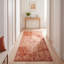 Tapis Ashcroft moderne à l'aquarelle abstraite orange, rouge et crème, lavable en machine, antidérapant, à poils courts, pour intérieur et extérieur, adapté aux animaux domestiques, idéal pour le salon, la chambre, la salle à manger, l'entrée, le corridor ou le bureau.-1842176744