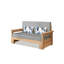 Burlywood, canapé-lit modulaire en lin gris-662298636