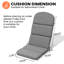 Coussin de siège / dossier Adirondack de 2,36 po Ebern Designs-796828164-788651618-788651616