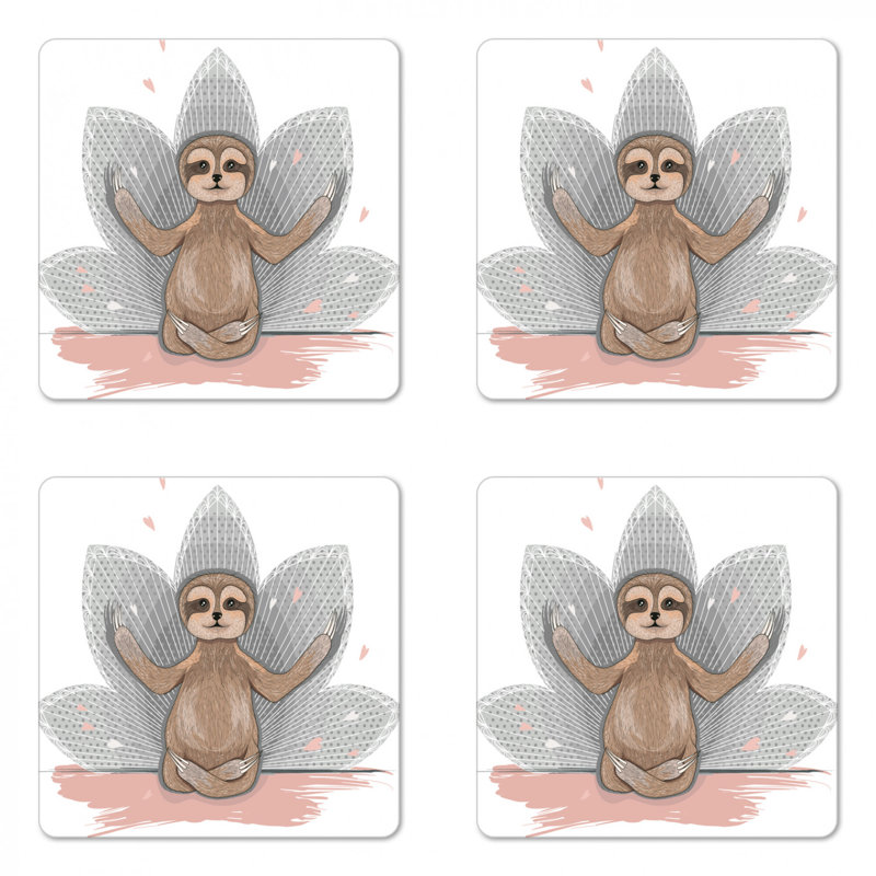 Square 4 Piece Coaster Set