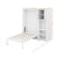 Lit escamotable mural simple avec bibliothèque-146790784