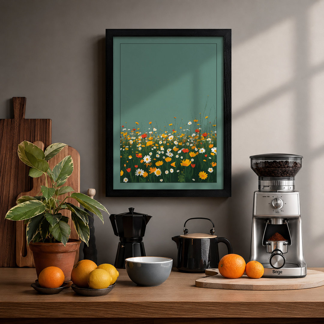 Meadow Bloom Botanical - Framed Print