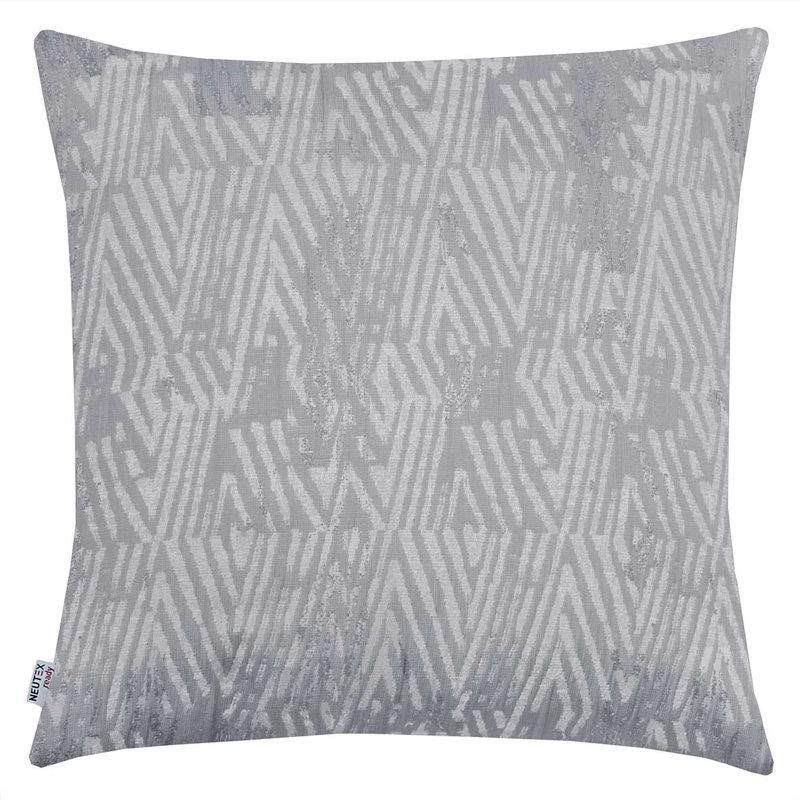 Moskell Square Cushion Cover, 38 x 38cm, Smoke blue/Taupe