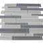 Tolna 12" x 12" Glass Linear Mosaic Wall Tile