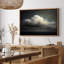 «Dramatic Luminous Cloud Floating in Dark Sky», reproduction d'art encadrée-1057015129-1057015130