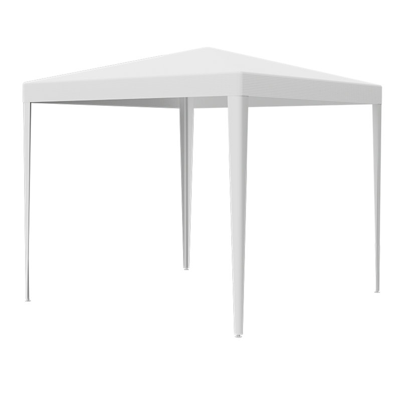 Auvent de mariage 10 pi x 10 pi pour tente de mariage d'extérieur robuste + 4 murs amovibles, bleu, Blanc