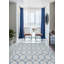 Kilim bleu du Nevada 4 pi 11 po x 7 pi 10 po