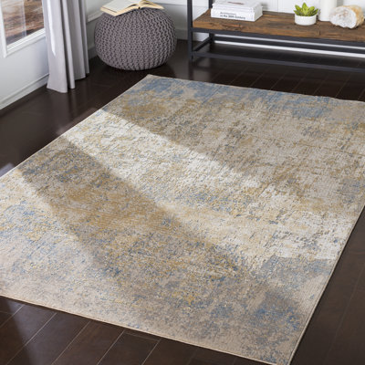 Tapis abstrait chameau Omaha