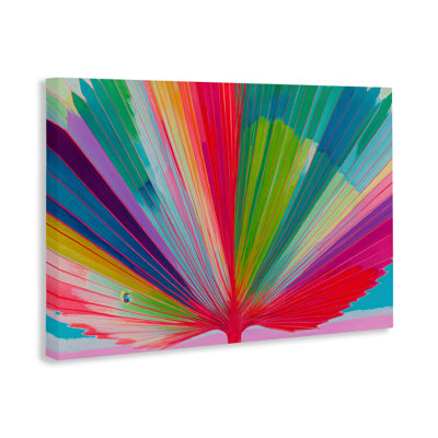 Palm Fan In Spectrum Canvas, design by Chromatic Storm Studio