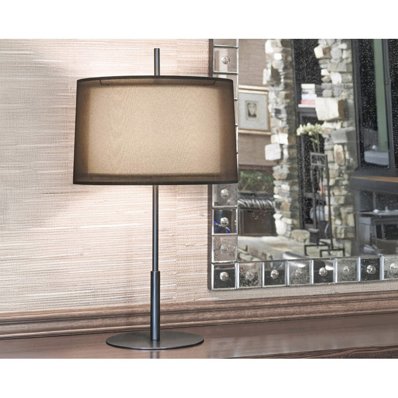 Saturnia Metal Table Lamp, 30" H x 17" W x 17" D