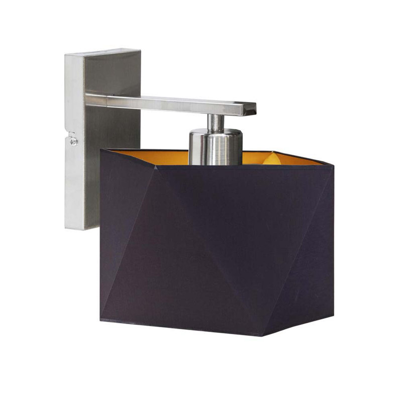 Zuckerman Steel Armed Sconce, Black