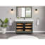 48" Cadet Finish Solid Wood Sink Vanity  With 1' Artificial Stone Top-1007424493