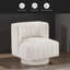 Chaise pivotante moderne rembourrée en tissu confortable pour salon 1 pièce-1704601132