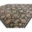 Tapis beige et noir noué à la main de haute qualité