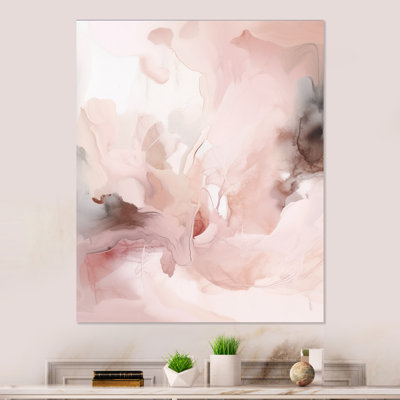 " Pink Delicate Abstract Marble III "