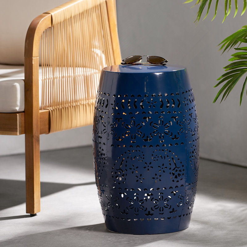 Table d'appoint 12 po, Bleu
