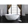 Layla White 67" Freestanding Bathtub With No Faucet