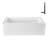 Streamline 66 in. x 32 in. Acrylic Right-Hand Drain Alcove Bathtub in Glossy White With External Drain-108366690