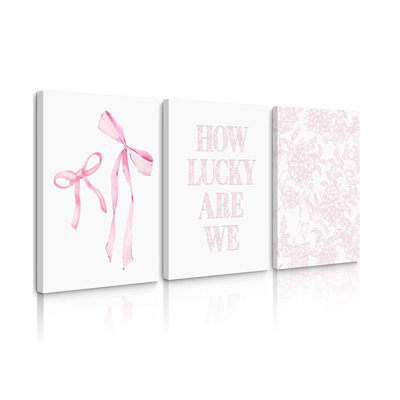 3 Piece Wrapped Canvas Wall Art