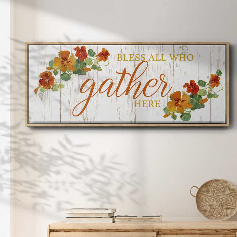 «Gather Here», toile encadrée