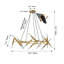 Luminaire suspendu moderne et minimaliste avec branche en tube givré (ampoule non incluse)-172387765-172387764
