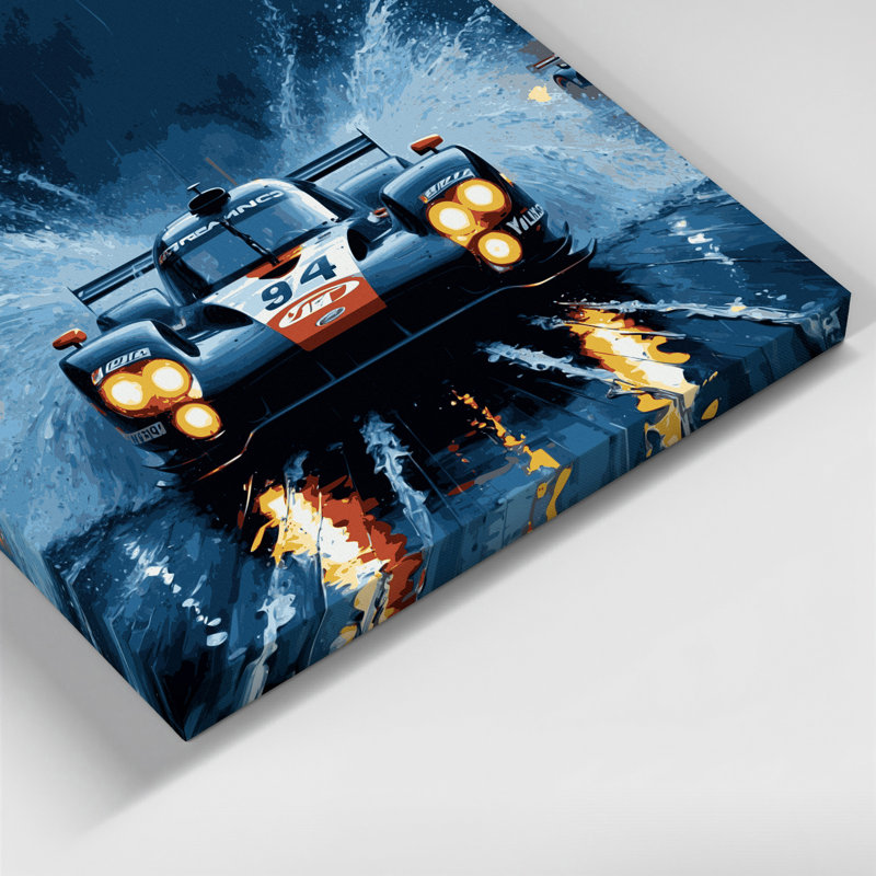 Art mural sur toile Sports Endurance Racing, H 12 po x l 12 po