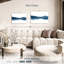 Aquarelle Avery, paysage bleu marine III-107671403