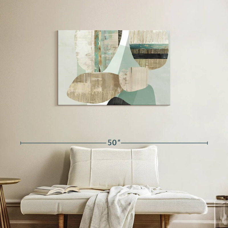 Avery Mixed Celadon, 24" H x 36" W