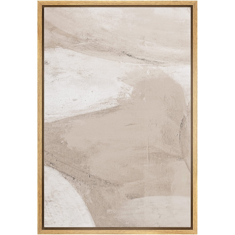 Brun, gris, pastel, coup de pinceau, formes abstraites, minimaliste, détente, calme, salon, décoration de bureau, Naturel