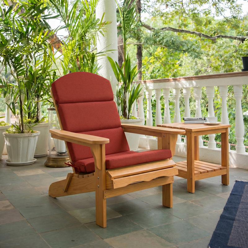 Coussins de chaise Aoodor Adirondack, Rouge