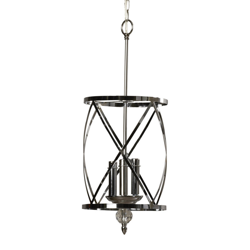 Daughtrey 3 - Light Unique/Statement Pendant, Chrome