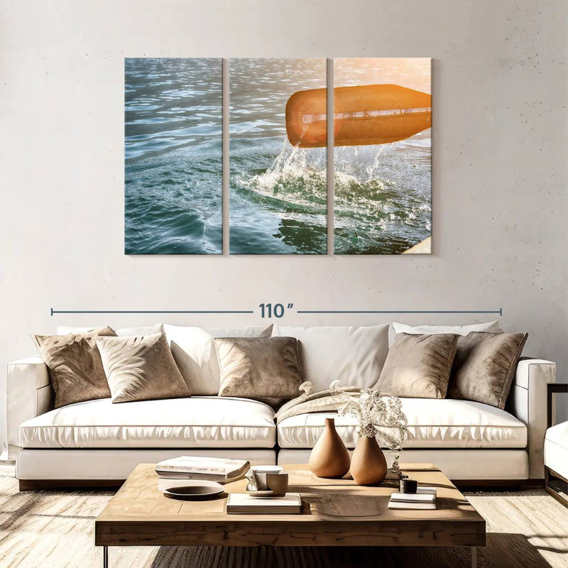 Pagaie de kayak orange Mehar, H 48 po x l 74 po