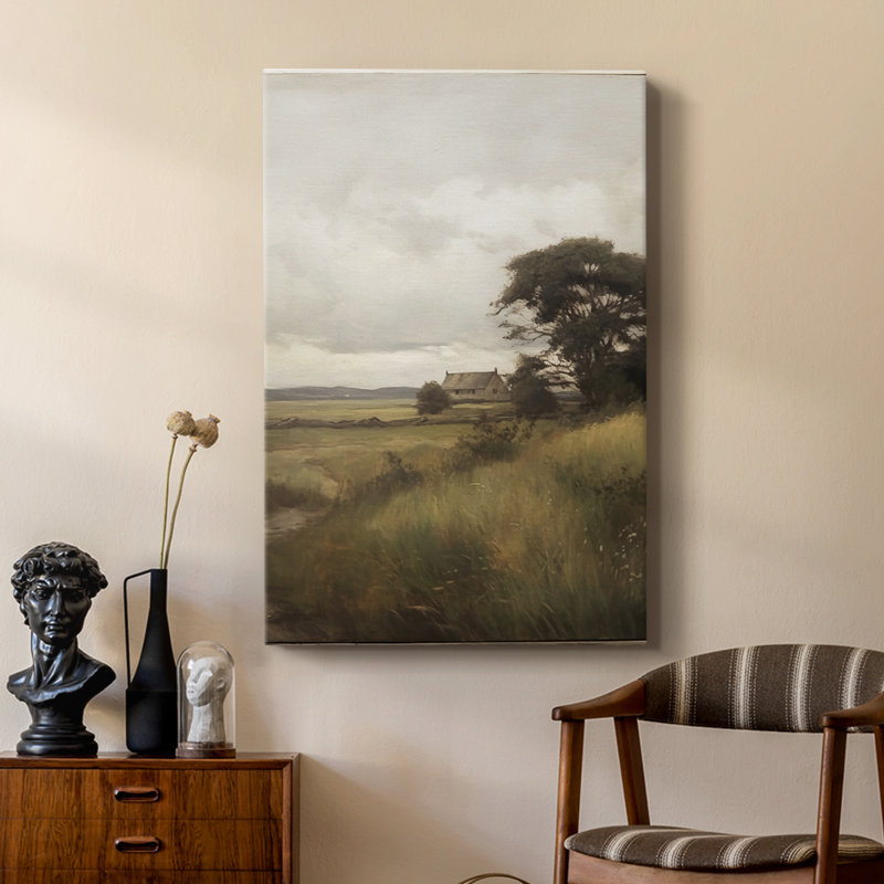 Paysage rétro rétro - galerie Cavas sur mesure