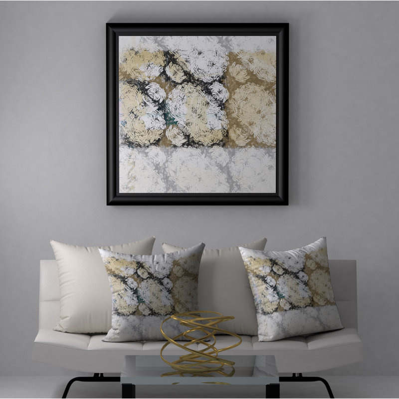 Housse de coussin carrée/insert, 18 po x 18 po