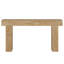 Console naturelle naturelle avec base en bois manufacturé pour espaces d'entrée polyvalents-564990844