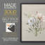 Organic Botanical II, reproduction encadrée - bois massif-112362325-112362327